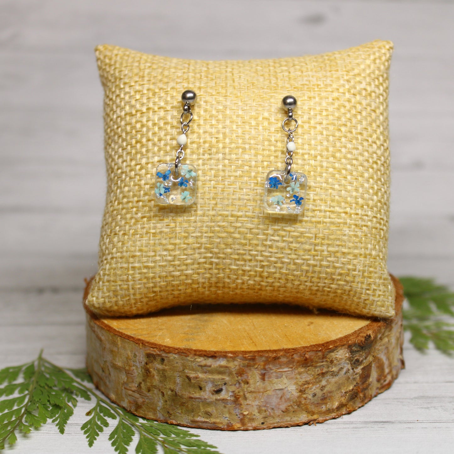 Boucles d'oreilles Athéna Bleu