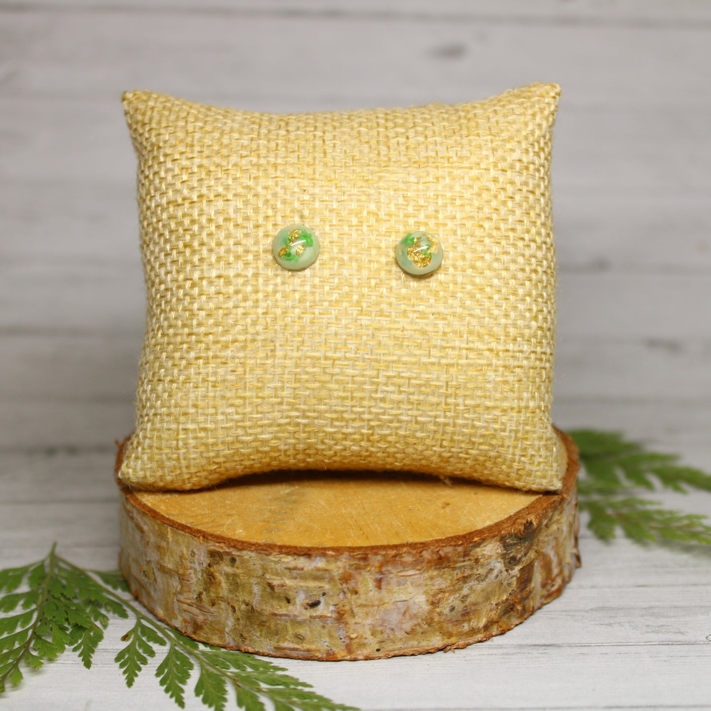 Puces d'oreilles Andromède Vert