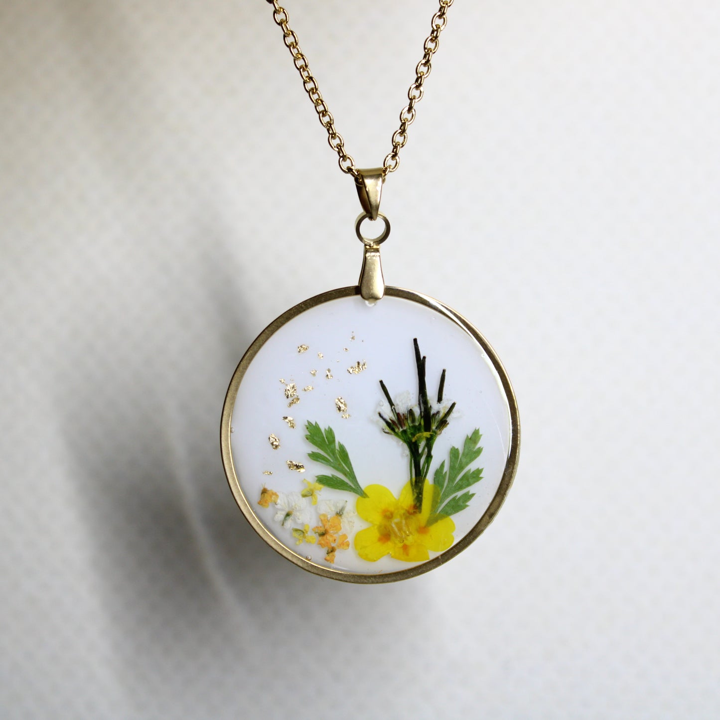 Collier Eléanor Jaune