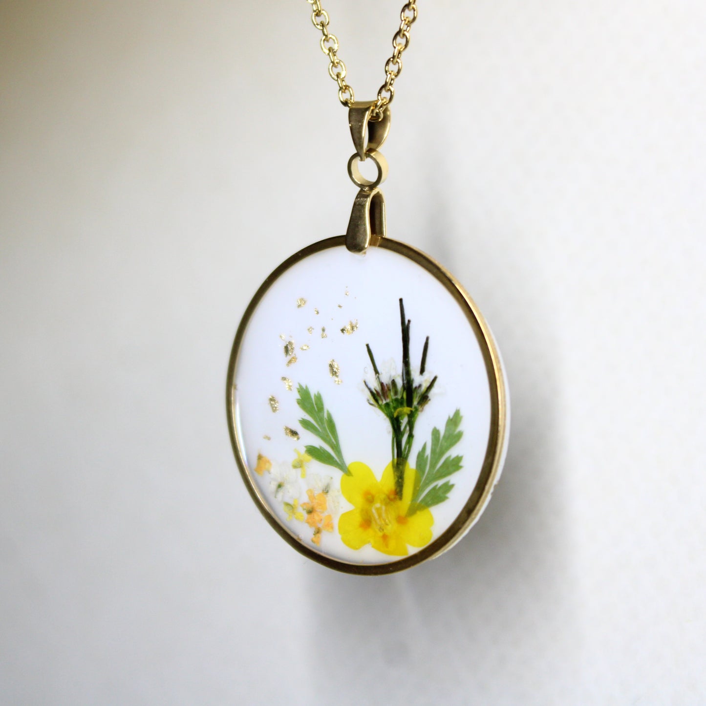 Collier Eléanor Jaune