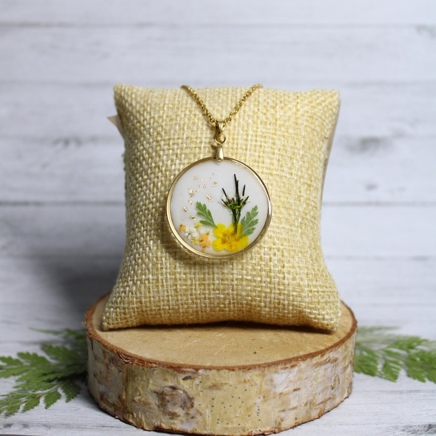 Collier Eléanor Jaune
