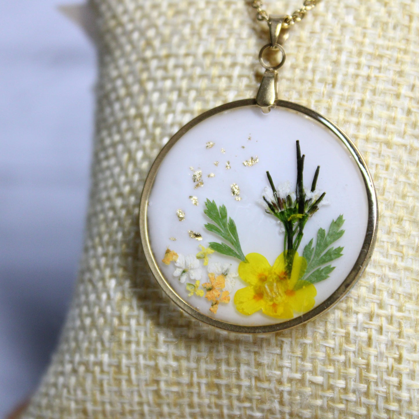 Collier Eléanor Jaune
