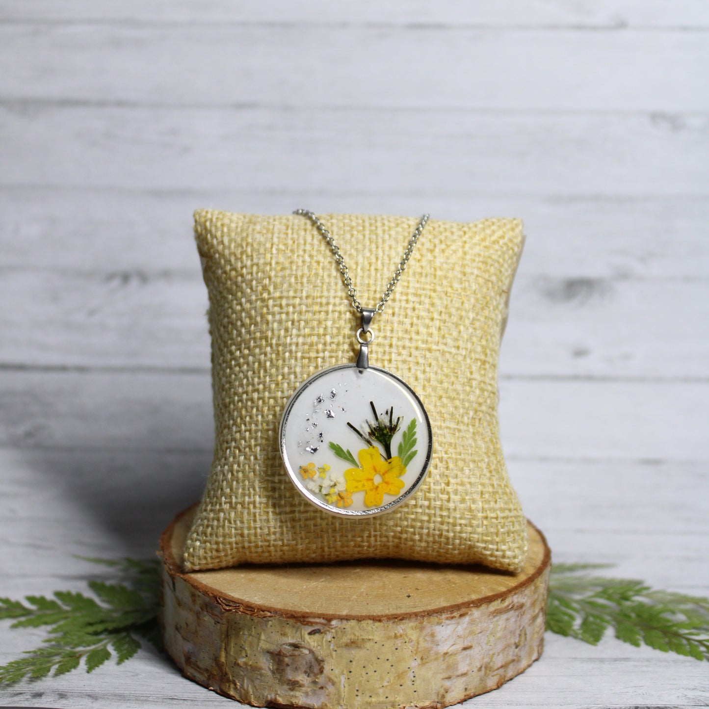 Collier Eléanor Jaune
