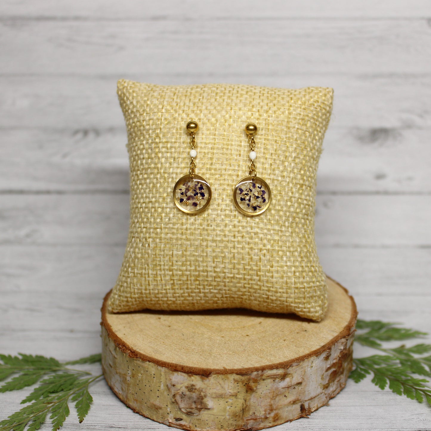 Boucles d'oreilles Février