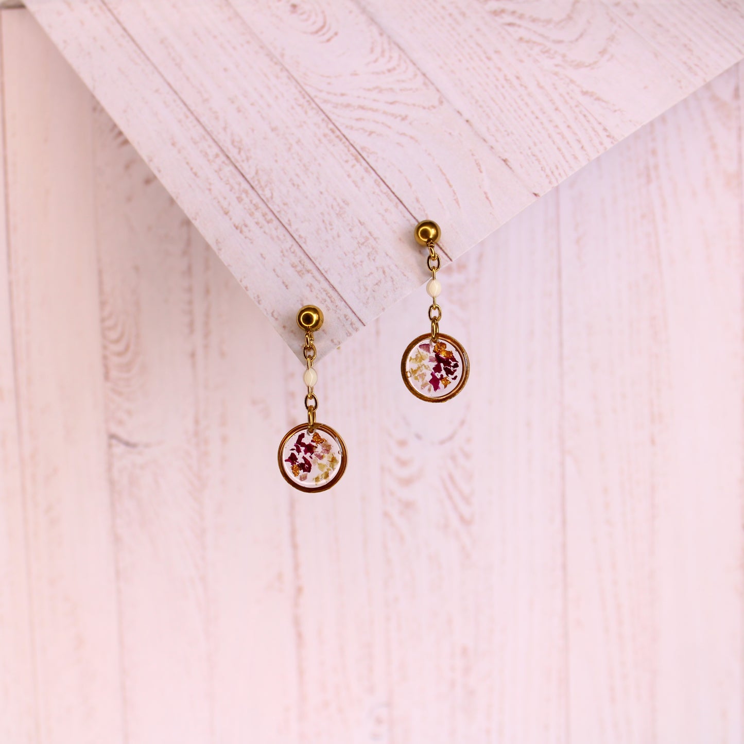 Boucles d'oreilles Juin