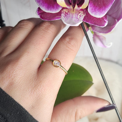 Bague fine Juillet