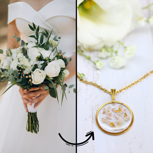 Isis Création - Collier Le bouquet de la mariée