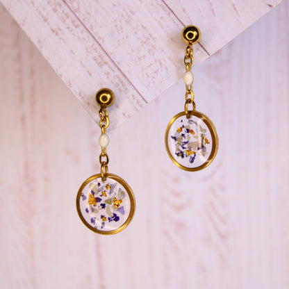 Boucles d'oreilles Février