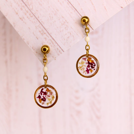 Boucles d'oreilles Juin