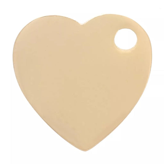 Héra Signature - Médaillon coeur gravé